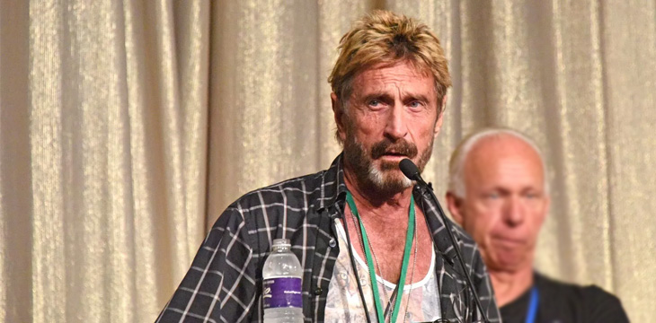 McAfee apologizes to Binance over shutdown FUD