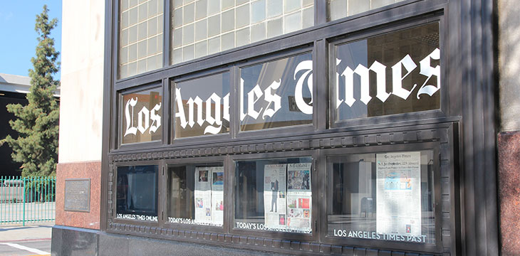 LA Times gets on board the cryptocurrency train