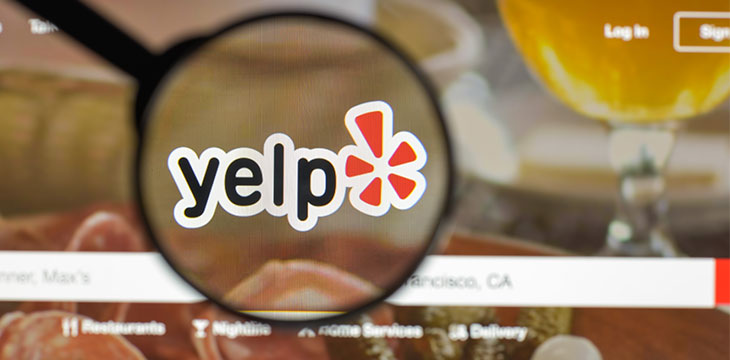 You can now search "accepts cryptocurrency" on Yelp