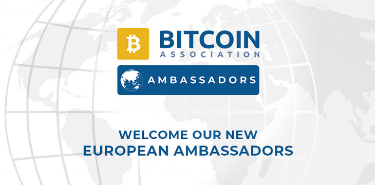 Bitcoin Association announces European Ambassadors to enhance growth of Bitcoin SV