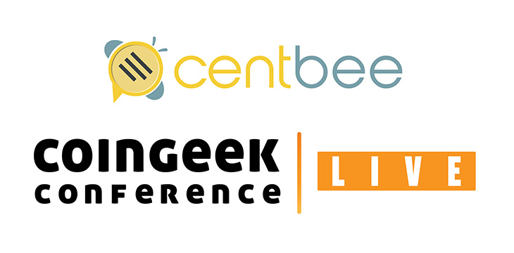 Centbee ft. CG live with a white background