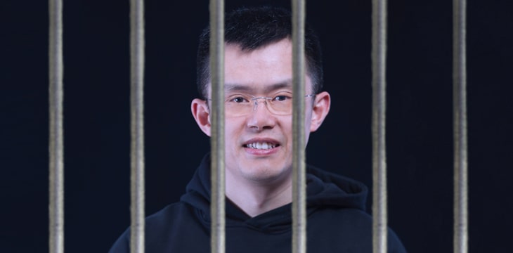 Changpeng Zhao behind bars