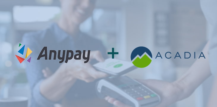 Logo of Anypay and Acadia