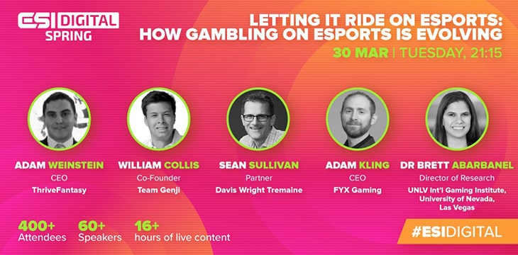 Adam Kling talks evolution of esports gambling at ESI Digital Spring panel