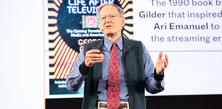 George Gilder tells investors: Adopt BSV, bet on the blockchain with Satoshi