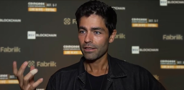 Adrian Grenier talks NFTs