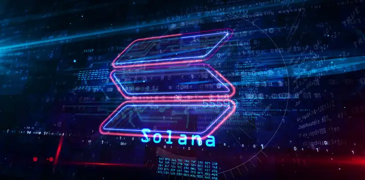 Solana neon sign concept