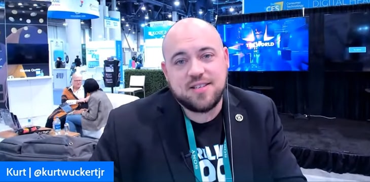 Kurt Wuckert Jr. on CES day 2 in Las Vegas