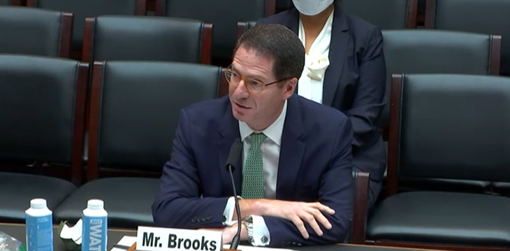 Brian Brooks on a US House Energy and Commerce Oversight Committee hearing