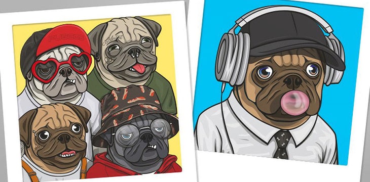 Dog JPEGs, Puggos and other BullishArt