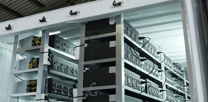 mining farm video cards in storage