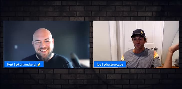 Kurt Wuckert Jr. interviewing Joe DePinto at CoinGeek Weekly Livestream