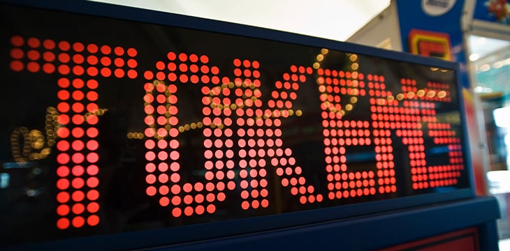 Digital Game Machine At Amusement Park