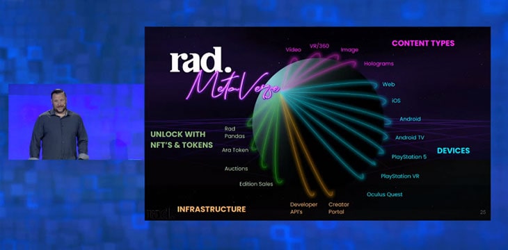 Rad NFTV live streaming platform using BSV as ‘our ledger, our hard drive’