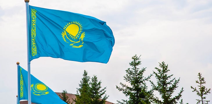 kazakhstan flag