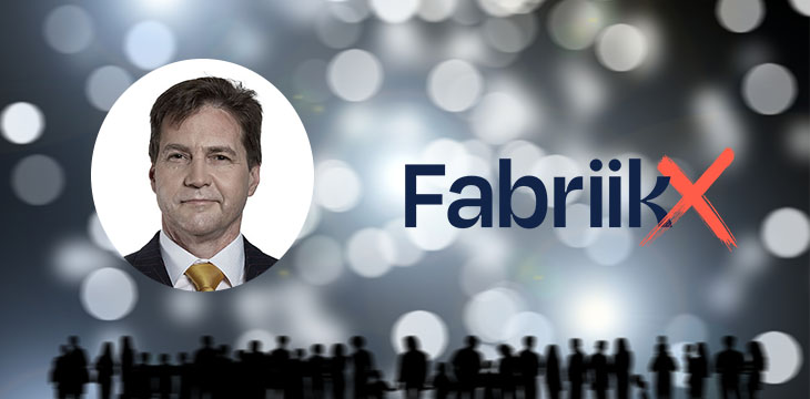 Dr. Craig write with fabriikX logo