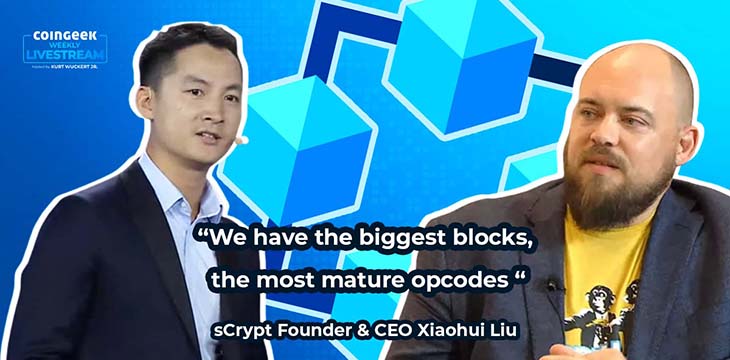 sCrypt’s Xiaohui Liu welcomes Ethereum community to BSV on CoinGeek Weekly Livestream