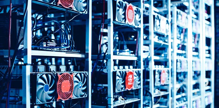 computer fans in shelves