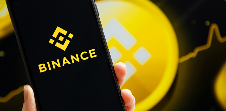 Binance app on phone