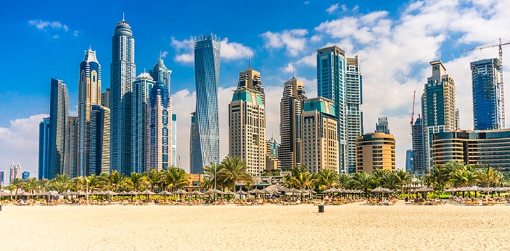 Dubai Marina Skyline