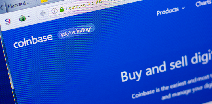 Coinbase website