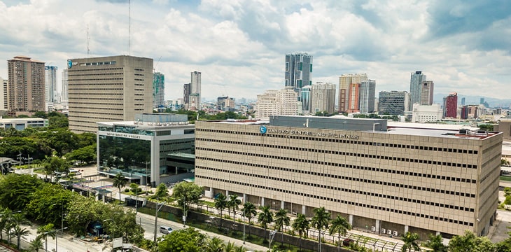 Bangko Sentral ng Pilipinas Aerial view