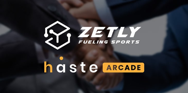 Zetly and Haste Arcade over partnership image