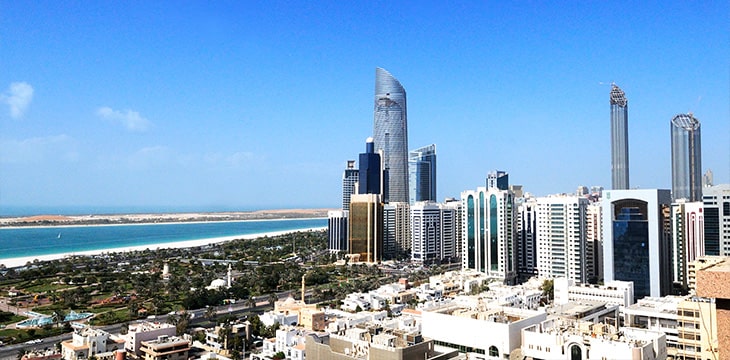 Abu Dhabi city skyline