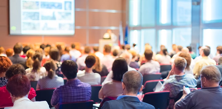 Audience at the conference hall