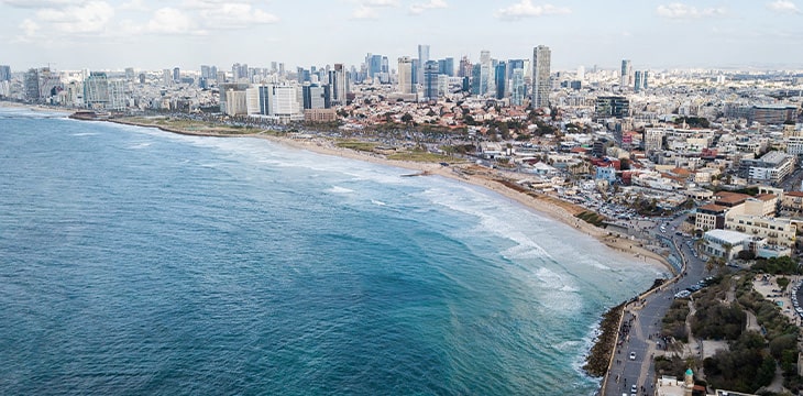 Israel coastline