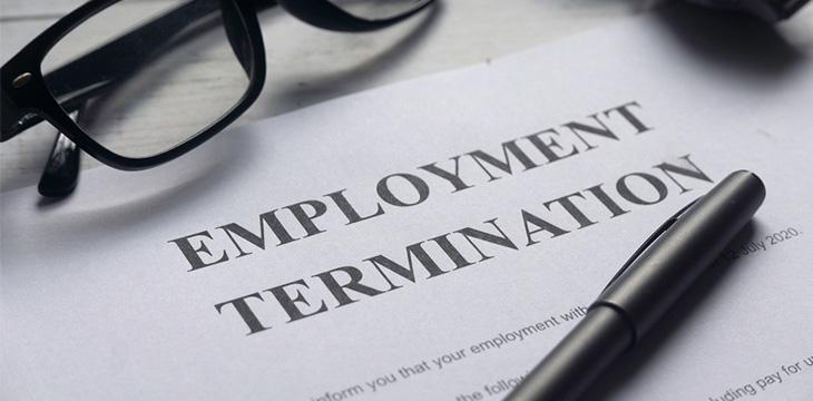 "Employment Termination" on Paper