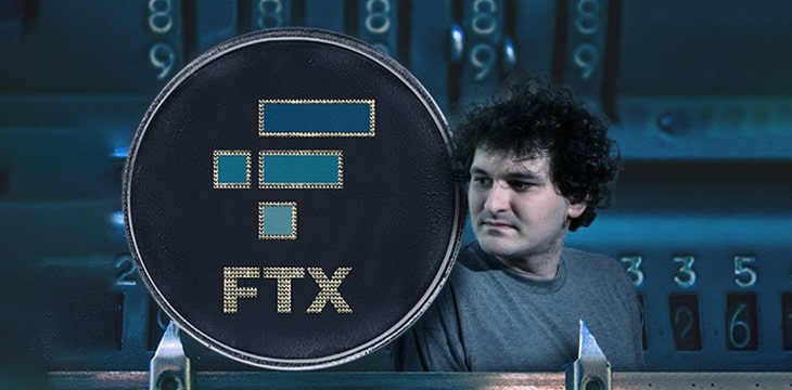 FTX coin with man on the side