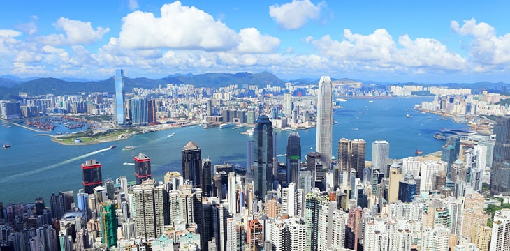 Hong Kong city skyline