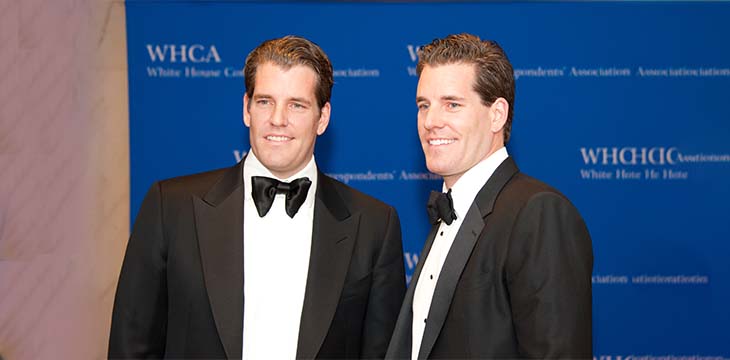 Entrepreneurs Cameron Winklevoss, Tyler Winklevoss — Stock Editorial Photography