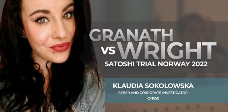 CYFOR’s Klaudia Sokolowska testimony in Hodlonaut Norway trial casts more doubt on digital evidence