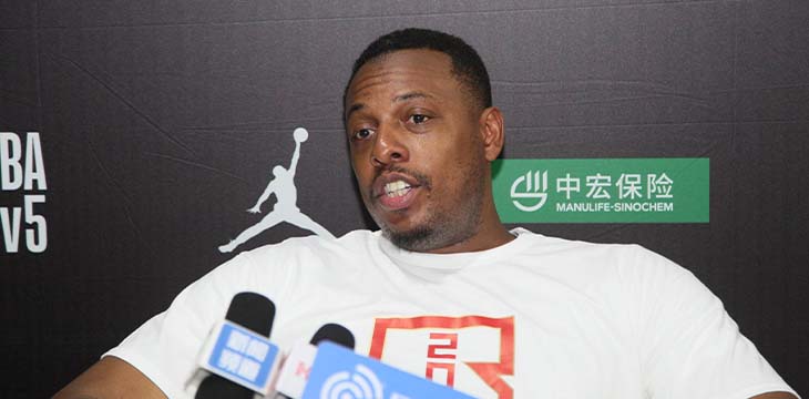 CHINA ZHEJIANG HANGZHOU NBA 5V5 2019 PAUL PIERCE — Stock Editorial Photography