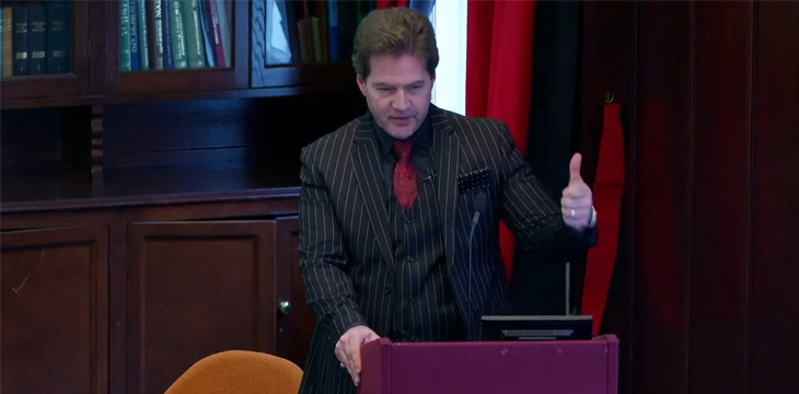 Craig Wright, Thumbs Up, Masterclass