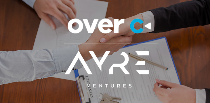 Over-c and Ayre Group Logo over agreement image background