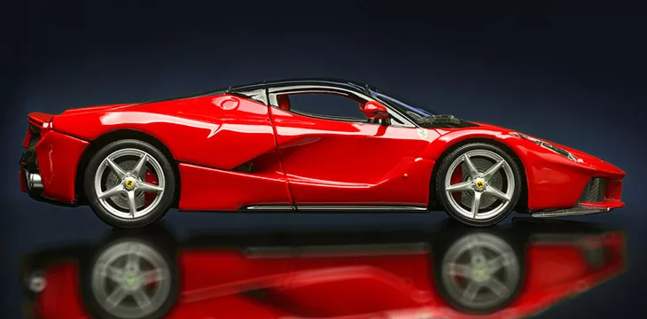 Model of ferrari laferrari