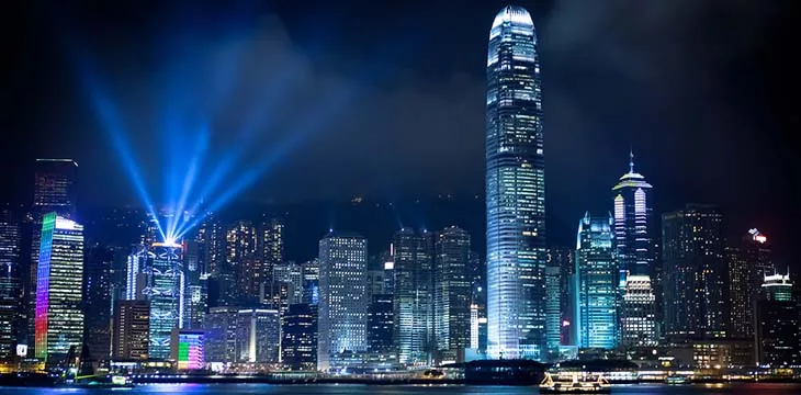 Hong Kong cityscape at night