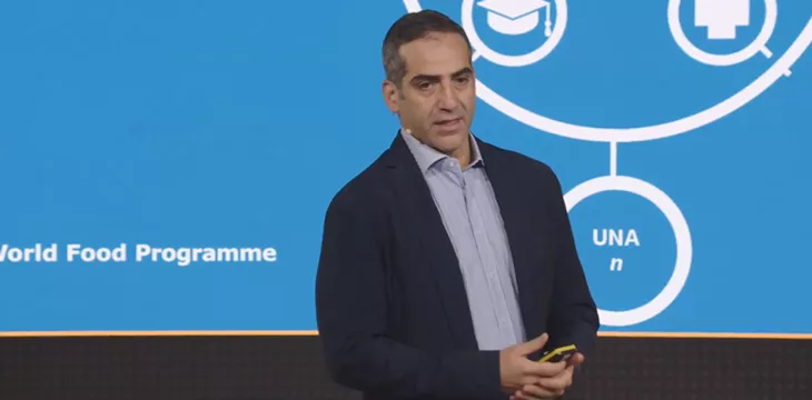 Houman Haddad, Head of Emerging Technologies at the United Nations World Food Program