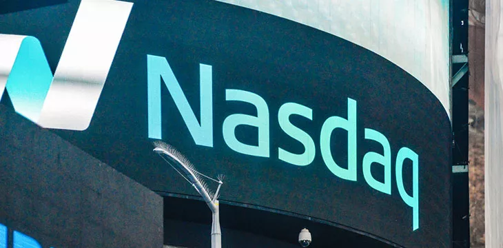 A Nasdaq headquarters on Times Square, New York City