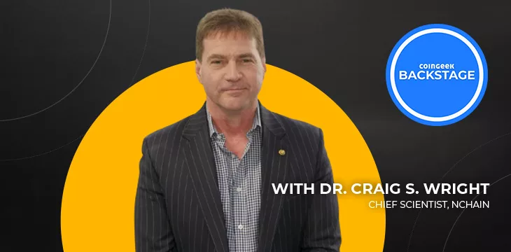 Dr. Craig S. Wright - CG Backstage