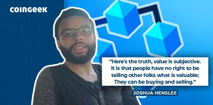 Joshua Henslee talks XRP ruling and BSV price action in new video