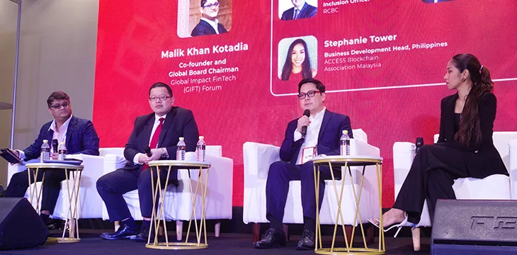 Kelvin Lester Lee, Lito Villanueva, and Stephanie Tower at the AIBC Asia Summit