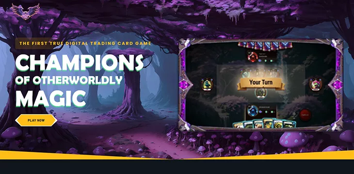 Champions TCG website homepage banner