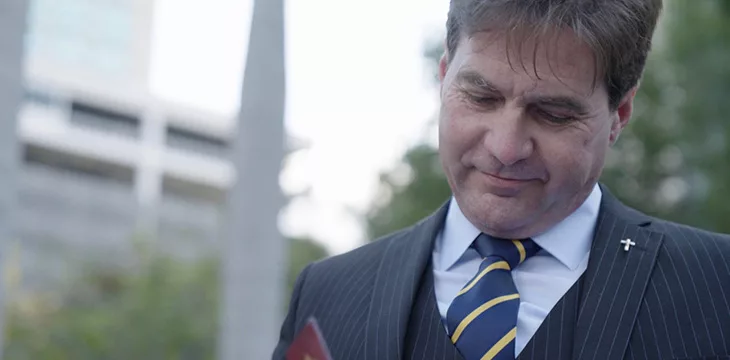 Dr. Craig Wright in the park