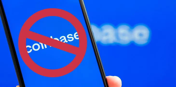 Coinbase ban concept