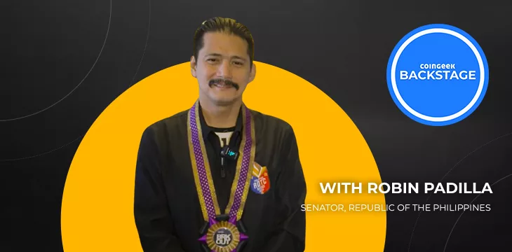 Senator Robin Padilla on CoinGeek Backstage