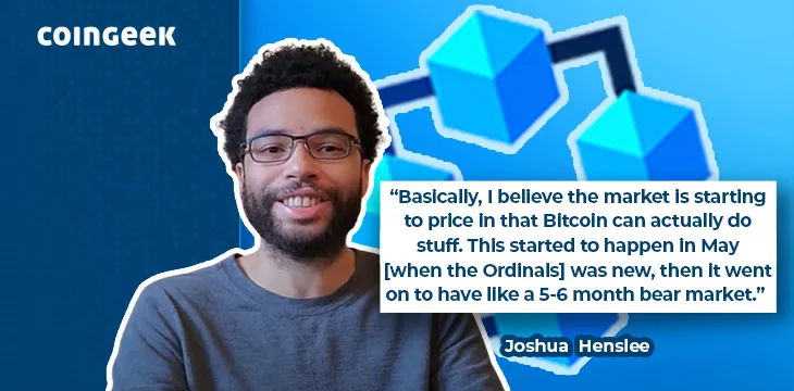 Joshua Henslee on Ordinals